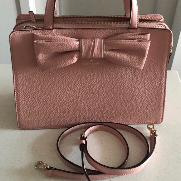 Kate Spade Light Pink Purse with Bow! - Picture 5 of 5